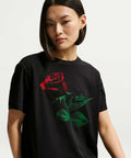 NIKE NIKE T-Shirt Oversized Short Sleeve - Black