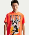 NIKE NIKE Basketball T-Shirt M - Tough Orange
