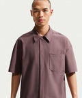 NIKE NIKE Shirt M - Black: Burgundy Crush
