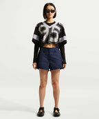 NIKE NIKE Sportswear High Waist Shorts - Midnight Navy