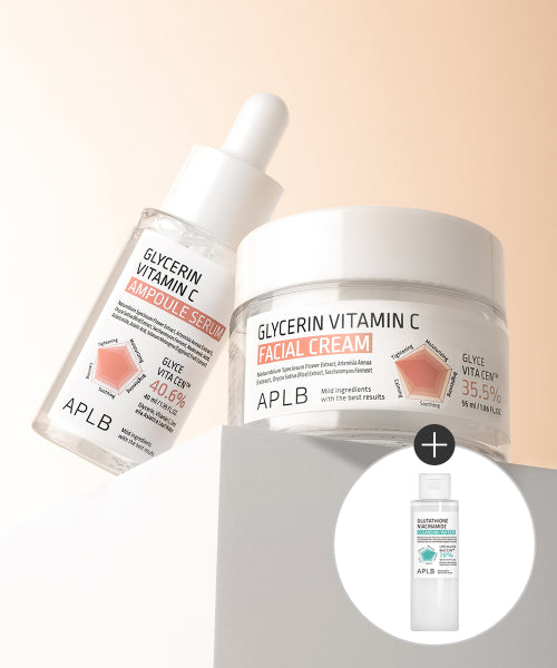 APLB Glycerin vitamin C ampoule + cream set (1 cleansing water 160ml included)