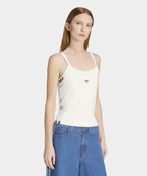 ADIDAS ADIDAS Double Layered Tank Top - White
