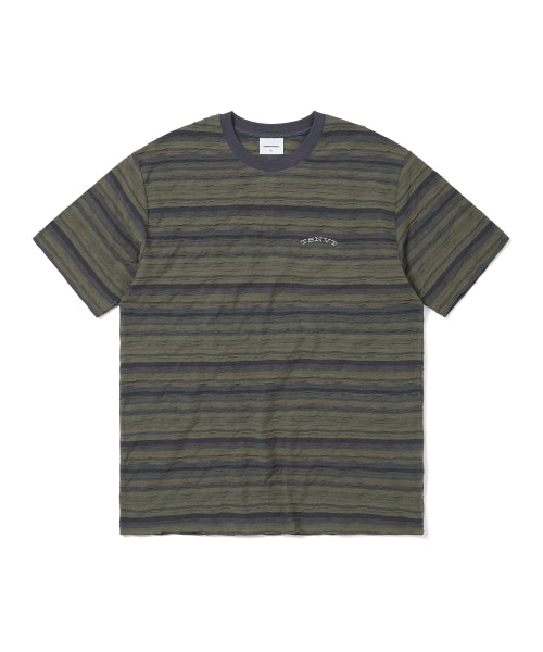 THISISNEVERTHAT THISISNEVERTHAT Wave Jacquard Tee Dark Purple