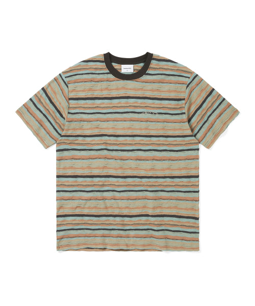 THISISNEVERTHAT THISISNEVERTHAT Wave Jacquard Tee Burnt Orange
