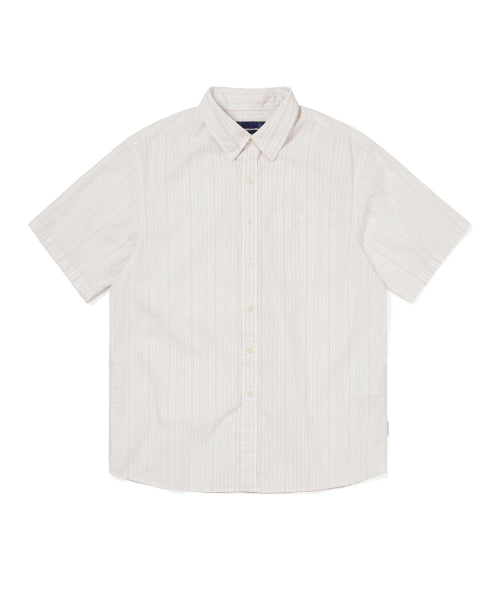 THISISNEVERTHAT THISISNEVERTHAT Striped S/S Shirt White