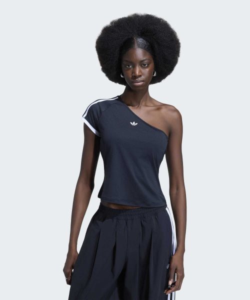 ADIDAS ADIDAS Adylenium Off Shoulder T-Shirt - Black