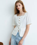 MIXXO MIXXO Jacket Square Neck Short Sleeve (C, S)