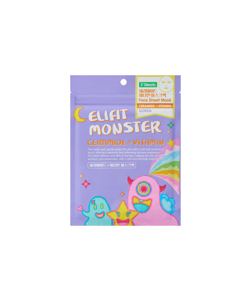 DANCING WHALE DANCING WHALE Elifit Wonderland Monster Ceramide Vitamin Mask Pack (7 sheets)