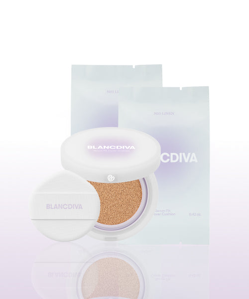 BLANCDIVA BLANCDIVA Serum Fit Cover Cushion original + refill x 2