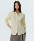 MUSINSA STANDARD WOMAN MUSINSA STANDARD WOMAN Shirt Regular Washed Poplin