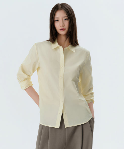 MUSINSA STANDARD WOMAN MUSINSA STANDARD WOMAN Shirt Regular Washed Poplin