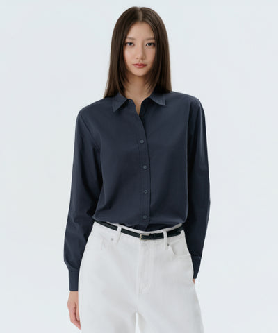 MUSINSA STANDARD WOMAN Shirt Navy