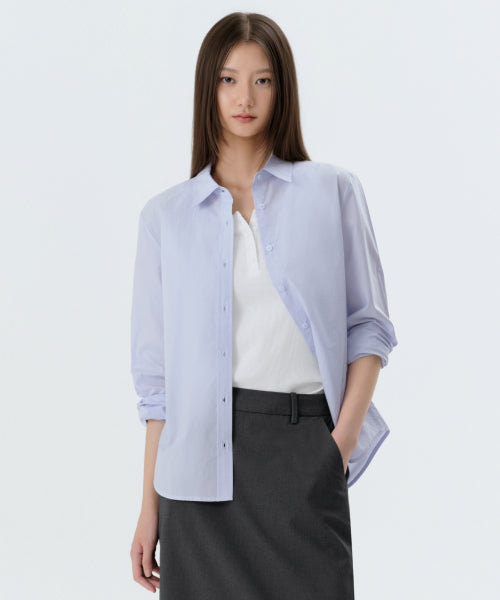 MUSINSA STANDARD WOMAN MUSINSA STANDARD WOMAN Shirt Pale Blue