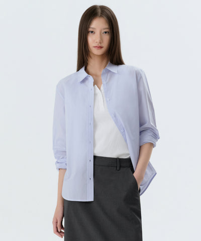 MUSINSA STANDARD WOMAN Shirt Pale Blue