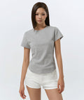 MUSINSA STANDARD WOMAN MUSINSA STANDARD WOMAN T-Shirt Medium Gray