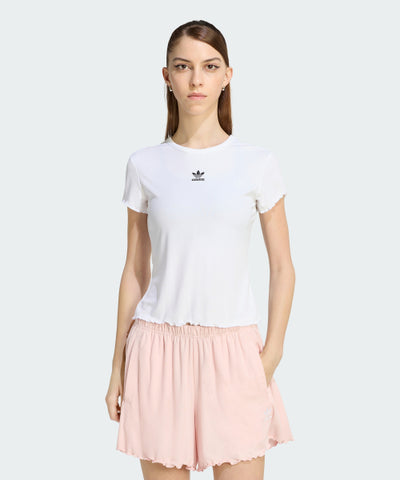 ADIDAS Essential Scallop Edge Baby T-Shirt (Size M)