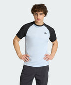 ADIDAS Men's 3-Stripe T-shirt - Crystal Sky