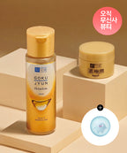 HADALABO [SET] Gokujyun Premium 2-piece set (Lotion 170ml + Perfect Gel 100g) (+ Hada Labo pouch provided)