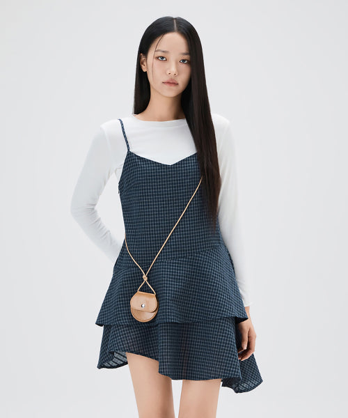 MIXXO MIXXO Skirt Check layered dress