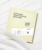 PIXELPURE PIXELPURE Slow Aging Cream Wrapping Mask Sheet (4 Sheets)