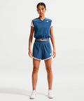 NIKE NIKE Sportswear Chill Terry Mid-Rise Shorts W - Mystic Navy