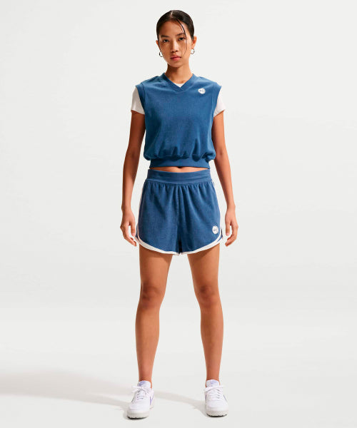 NIKE NIKE Sportswear Chill Terry Mid-Rise Shorts W - Mystic Navy
