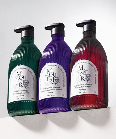 [Shower Set] Beer Yeast Hair Loss Relief Shampoo + Protein Treatment + Aroma Body Wash 1059ml