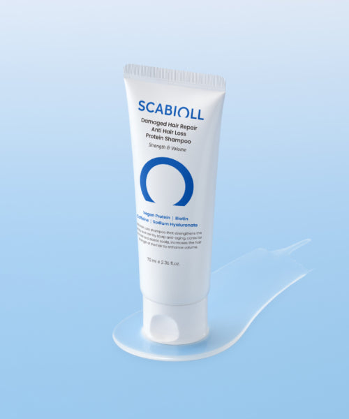 SCABIOLL Damaged hair improvement, hair loss symptom relief, protein shampoo 70ml