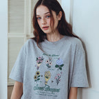 CPGN Sweet Bouquet Short Sleeve T-shirt Gray