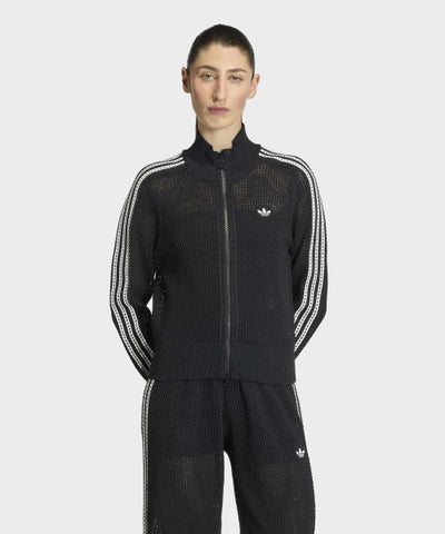 ADIDAS Knitwear Track Top - Black