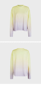 SAMSØE SAMSØE (W) Samsoy Samsoy CERISE Long Sleeve T-Shirt - Lemon Tie Dye (F23200196)