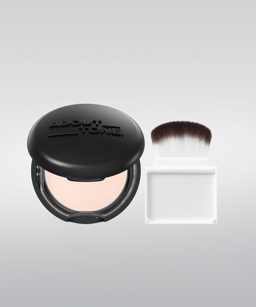 ABOUT TONE ABOUT TONE Blur Powder Pact + Flip & Fit Face Brush