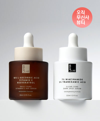 Freckle trace antioxidant duo (freckle trace serum 30ml + pure vitamin C 10% serum 28ml)