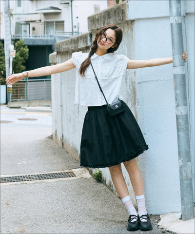 MIXXO Skirt Cotton Banding Frill