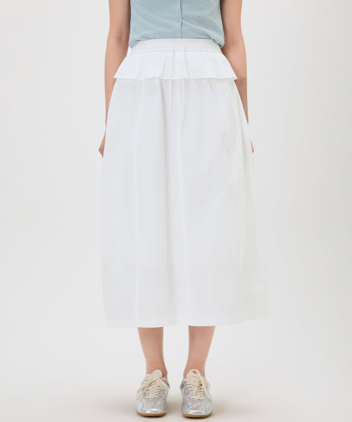 MIXXO MIXXO Cotton Banding Layered Skirt