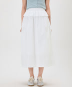 MIXXO MIXXO Cotton Banding Layered Skirt