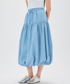 MIXXO MIXXO Cotton Banding Long Skirt C