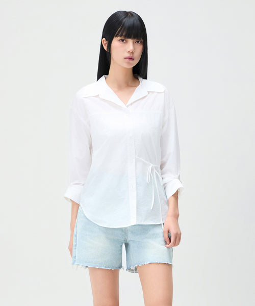 MIXXO MIXXO Shirt See-through belted