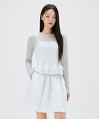 MIXXO MIXXO T-Shirt Frill Layered Long Sleeve