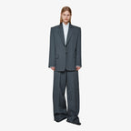 YCH DOUBLE-BREASTED JACKET GREY (F24JK1011GY)