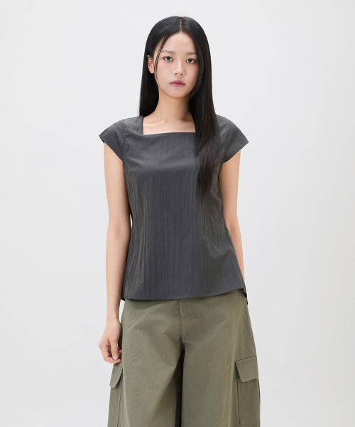 MIXXO MIXXO Shirt Square Neck Back Detail