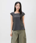 MIXXO MIXXO Shirt Square Neck Back Detail