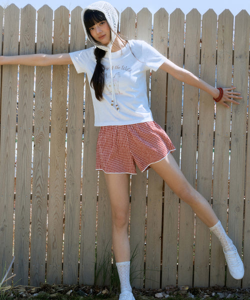 MIXXO MIXXO Banded Check Short Pants S