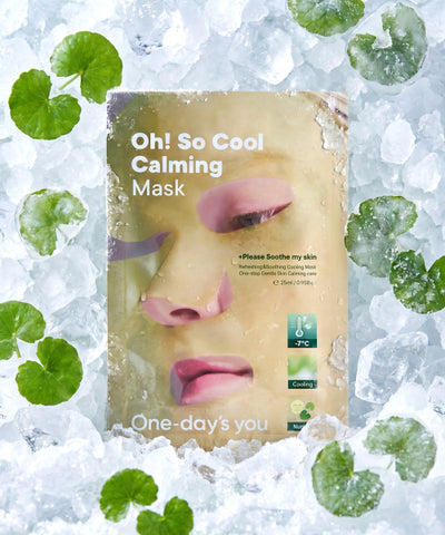 ONE DAYS YOU Oh So Cool Cicamming Sheet Mask - 5 sheets