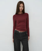 MUSINSA STANDARD WOMAN MUSINSA STANDARD WOMAN T-Shirt Slim Fit