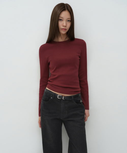 MUSINSA STANDARD WOMAN MUSINSA STANDARD WOMAN T-Shirt Slim Fit