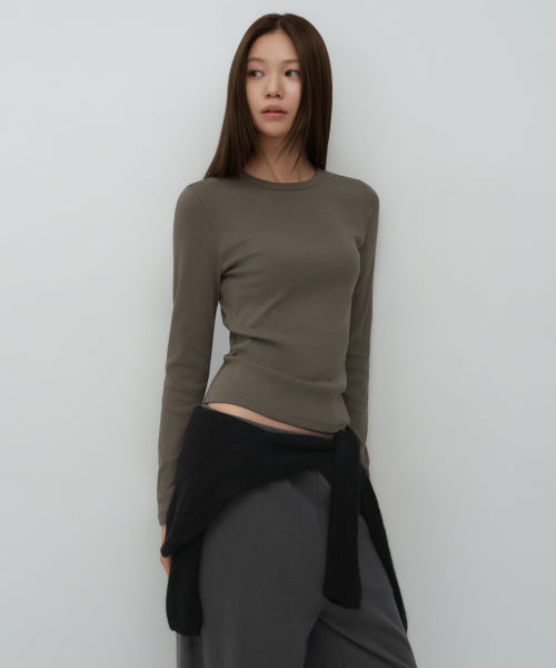 MUSINSA STANDARD WOMAN MUSINSA STANDARD WOMAN T-Shirt Slim Fit