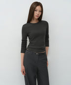 MUSINSA STANDARD WOMAN MUSINSA STANDARD WOMAN T-Shirt Slim Fit