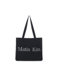 MATIN KIM MATIN KIM Fabric Big Ecobag in Black