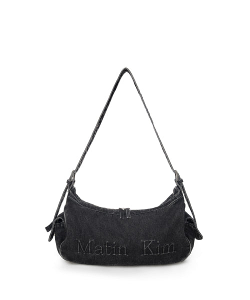 MATIN KIM MATIN KIM Dust Denim Side Pocket Bag